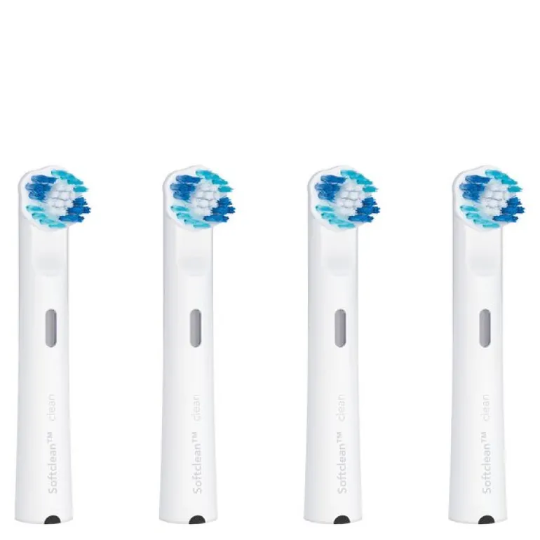 Clean Smile børstehode TBR-4C 4 stk hvit