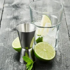 Cocktailmålebeger 8 cm stål