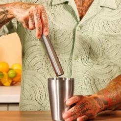 Cocktailmuddler 22 cm i rustfritt stål
