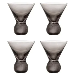 Coctailglass Corliss 16,5 cl 4 stk grå