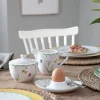 Colourful Spring fløtemugge 21 cl hvit/grønn