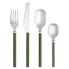 Confetti bestikksett 16 deler olive