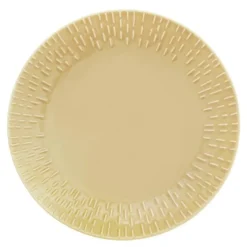 Confetti desserttallerken 21 cm mustard