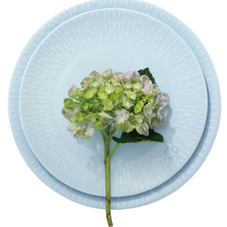 Confetti frokosttallerken 24 cm aqua