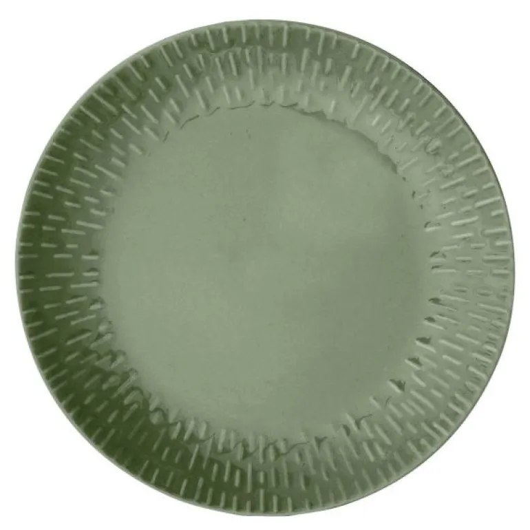 Confetti frokosttallerken 24 cm olive