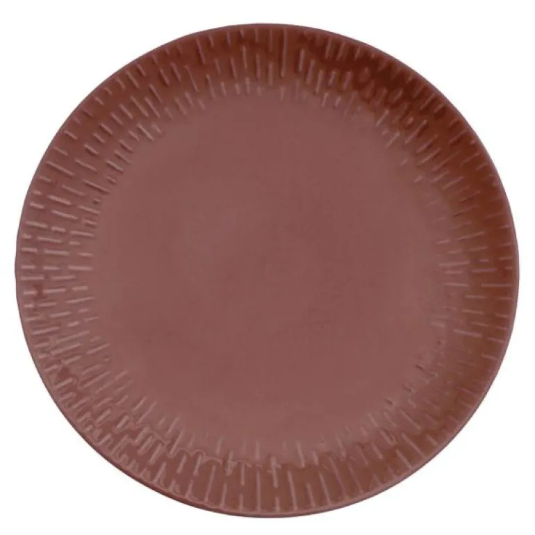 Confetti middagstallerken 27,5 cm bordeaux