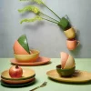 Confetti pastatallerken 23 cm olive