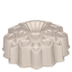 Contoura bakeform hjerte 27 cm sølv