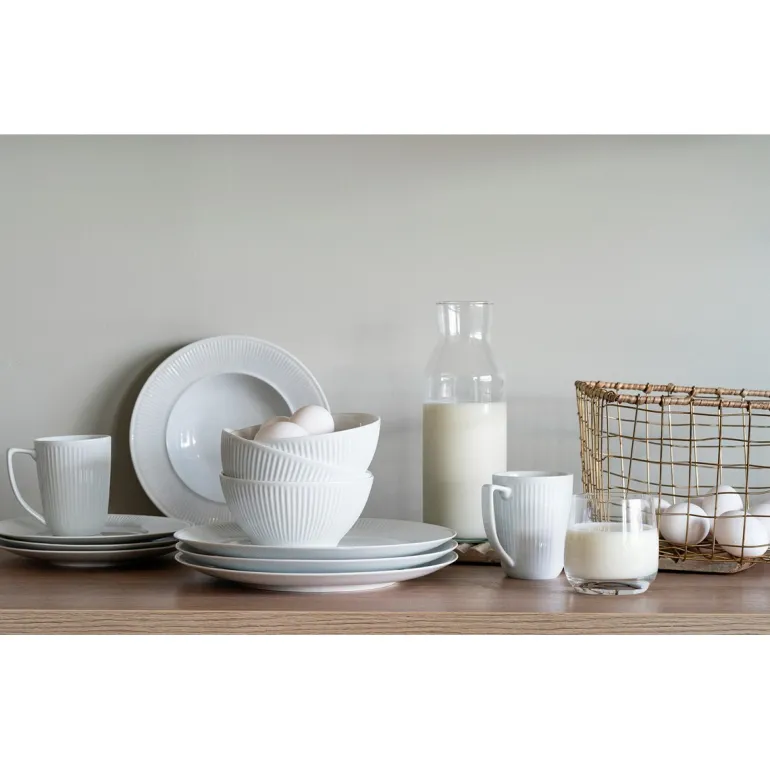 Contour fat 36x25 cm hvit