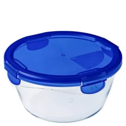 Cook & Go oppbevaringsboks 0,7L blå/klar