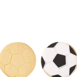 Cookie Cutters pepperkakeform fotball 6,5 cm rustfritt stål