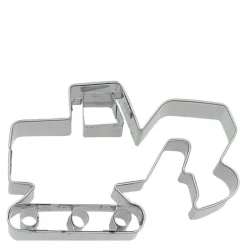 Cookie Cutters pepperkakeform gravemaskin 8,5 cm rustfritt stål