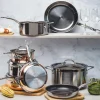 Copperbond kasserolle med lokk 1,4L kobber