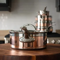 Copperbond kasserolle med lokk 1,9L kobber