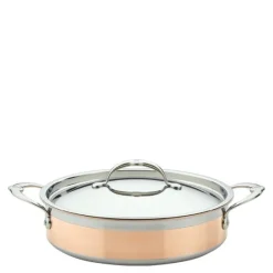Copperbond sauteuse med lokk 3,3L kobber