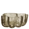 Crackle bolle 25 cm taupe