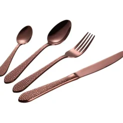 Craft bestikksett 16 deler hamret kobber