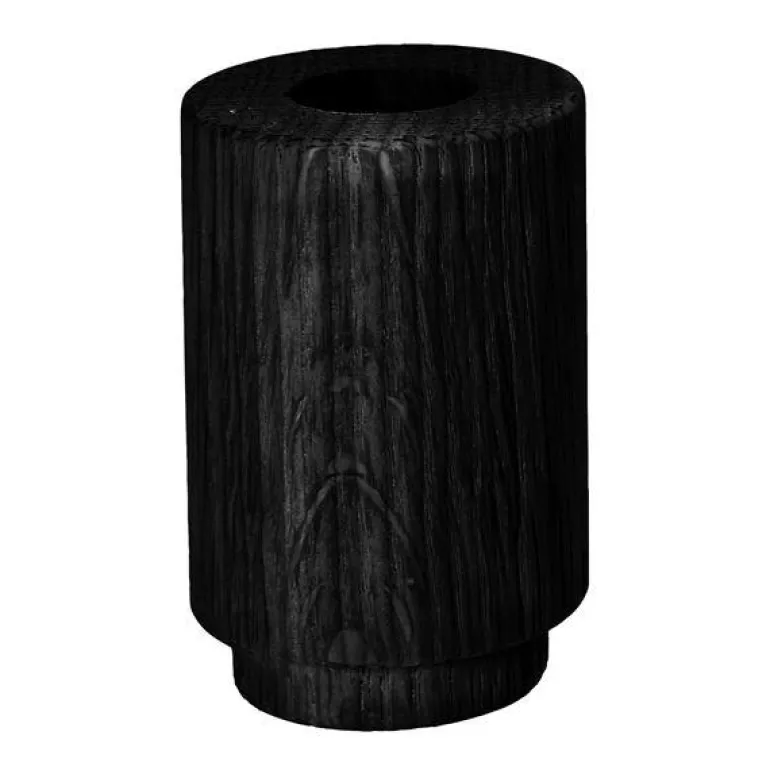 Create Me lysestake H7,5 cm svart eik