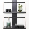 Create Me telysholder H3,5 cm svart eik