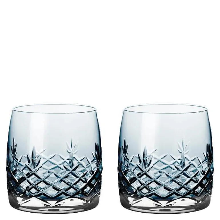 Crispy Aqua vannglass 23 cl 2 stk sapphire