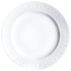 Crispy Porcelain lunsjtallerken 25 cm hvit