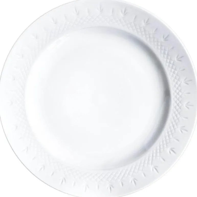 Crispy Porcelain middagstallerken 27 cm hvit