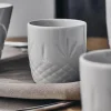 Crispy Porcelain mini kopp 9,5 cl 2 stk hvit