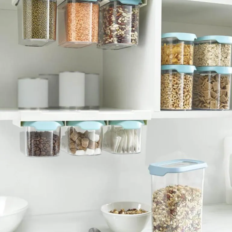 CupboardStore oppbevaringssett klar/blå