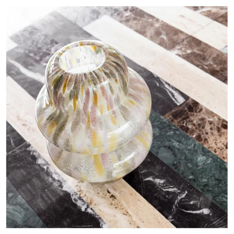Curlie vase 30 cm multi