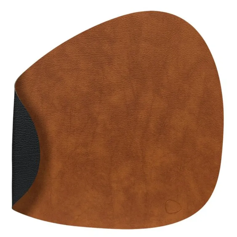 Curve Bull brikke tosidig cognac/svart