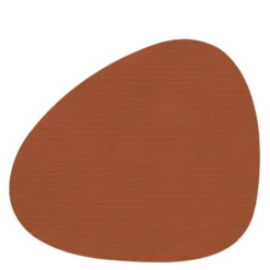 Curve Corduroy glassbrikke 11x13 cm Rust