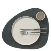 Curve Hippo spisebrikke L 37x44 cm svart-antrasitt