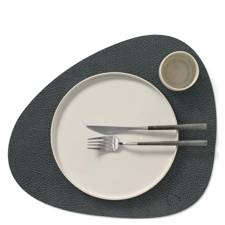 Curve Hippo spisebrikke L 37x44 cm svart-antrasitt