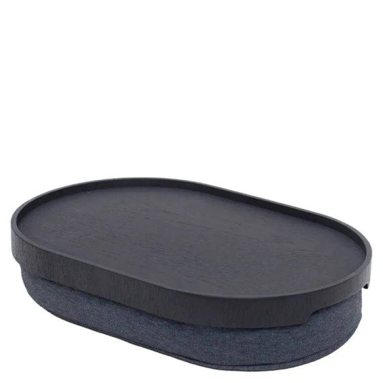 CurveLine knebrett anti-slip 39x26 cm svart/grå