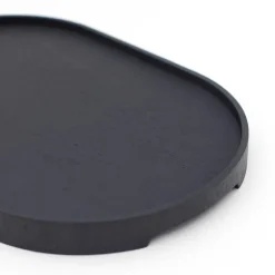 CurveLine serveringsbrett anti-slip 39x26 cm svart