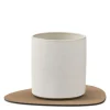 Curve Nupo glassbrikke 11x13 cm nougat