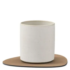 Curve Nupo glassbrikke 11x13 cm nougat