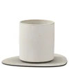 Curve Nupo glassbrikke 11x13 cm oyster white