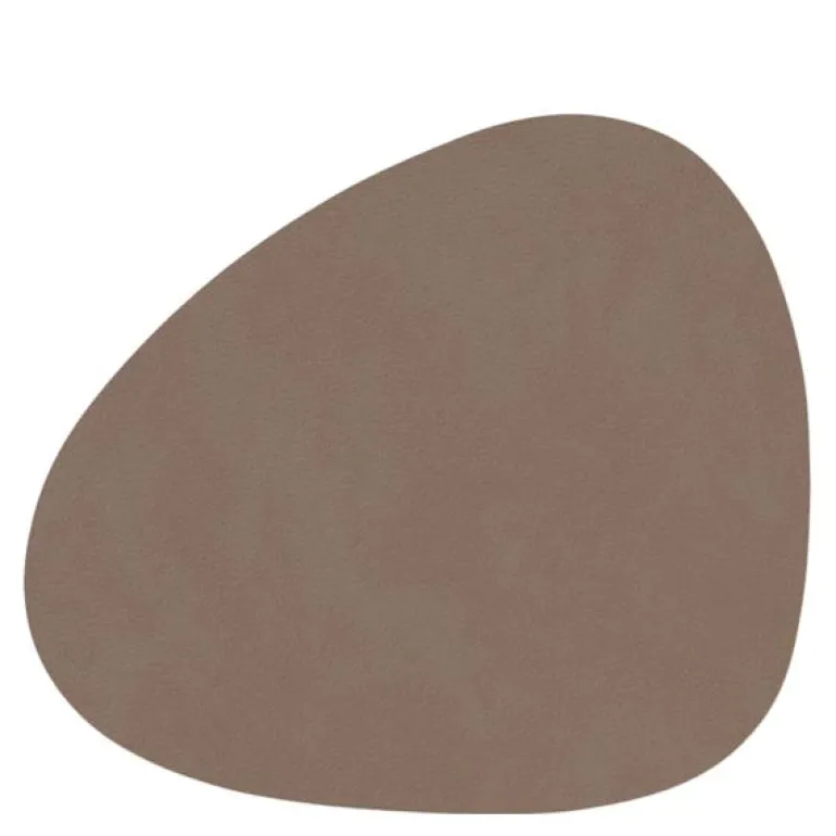 Curve Nupo glassbrikke 11x13 cm truffle