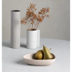 Curve Stoneware dyp tallerken 22x19 cm sand