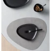 Curve Stoneware frokosttallerken 22x19 cm svart