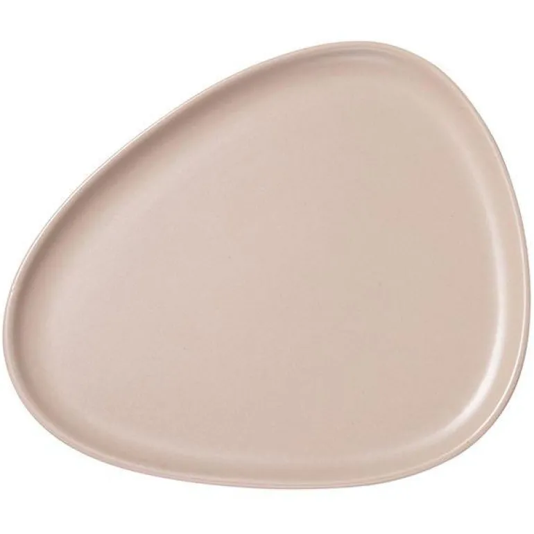 Curve Stoneware middagstallerken 30x26 cm sand