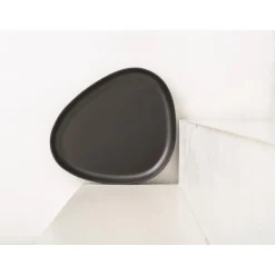 Curve Stoneware serveringsfat 35x30 cm svart