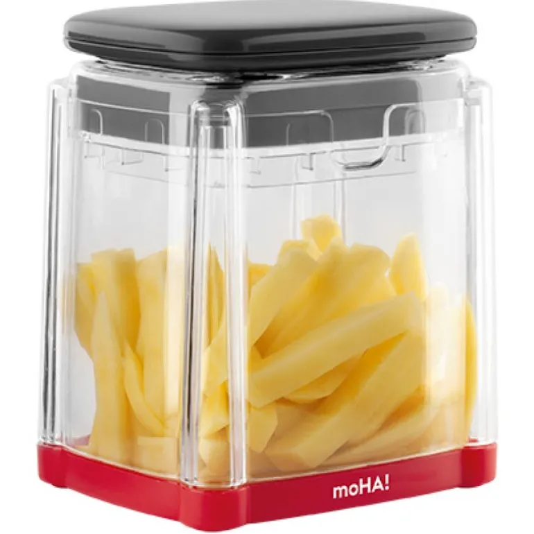 Cutbox pommes frites- og grønnsakskutter grå