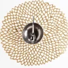 Dahlia spisebrikke 36 cm brass