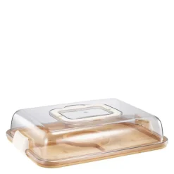 Daily Use serveringsfat med lokk 39x29 cm bambus