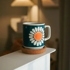 Daisy krus 30 cl hvit/blå/oransje