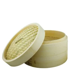 Dampkoker bambus 2 etg 25 cm