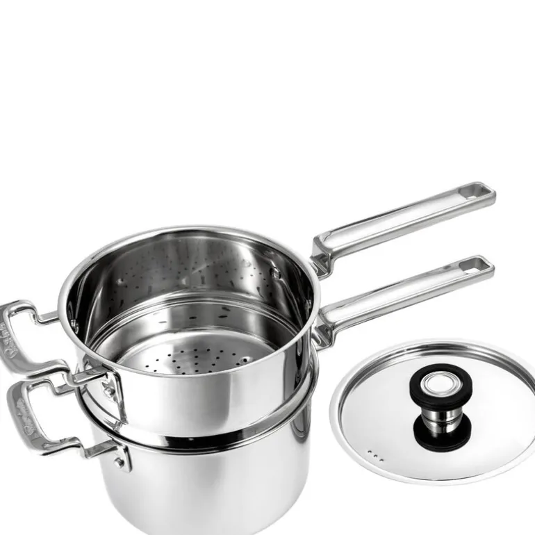 316 dampkokersett 18 cm rustfritt stål