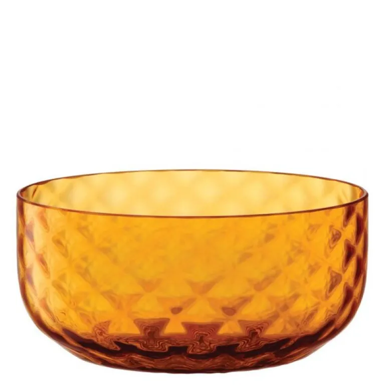 Dapple skål 12 cm sun amber